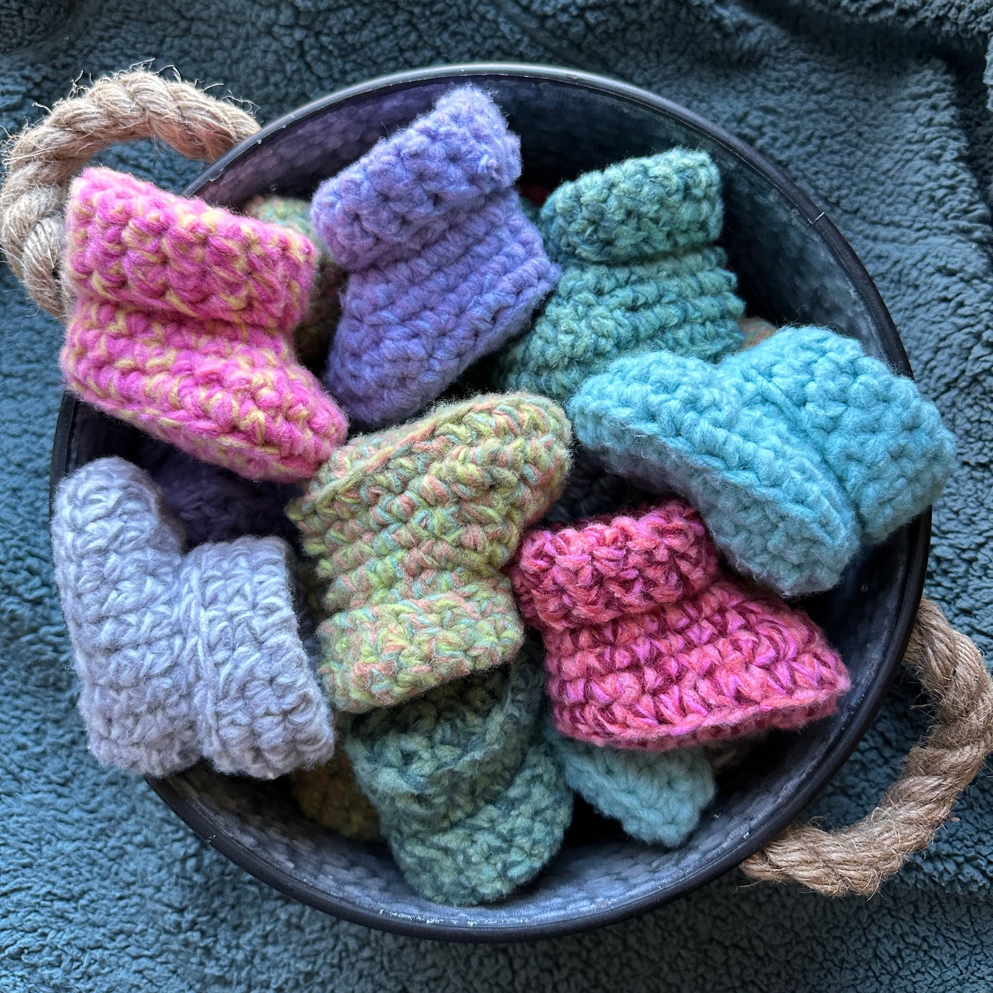 Baby Bootie and Lovey Combo